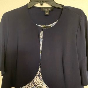 Dress with little light jacket vintage